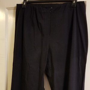 Straight Leg Black Dress Pants